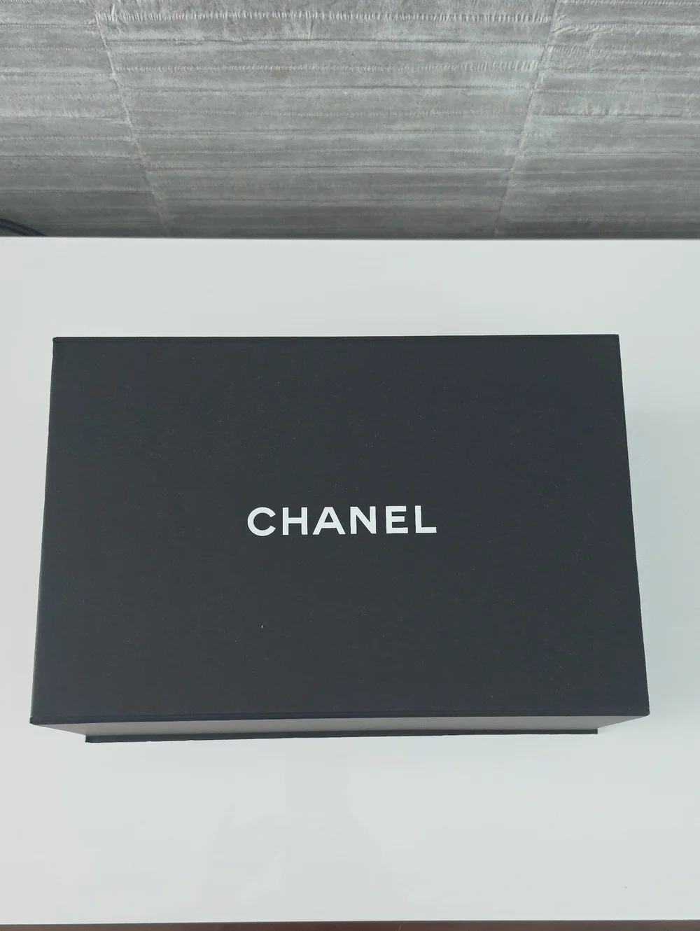 CHANEL Box with White Logo